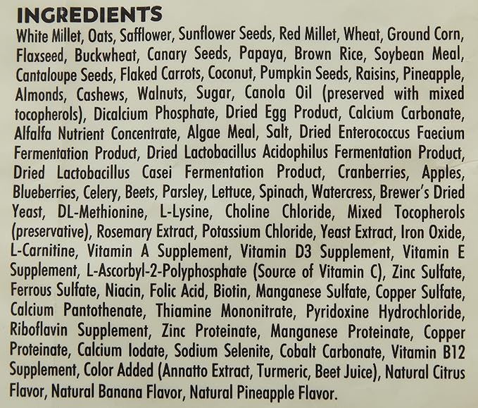 Higgins Sunburst Gourmet Cockatiel Food 3Lb