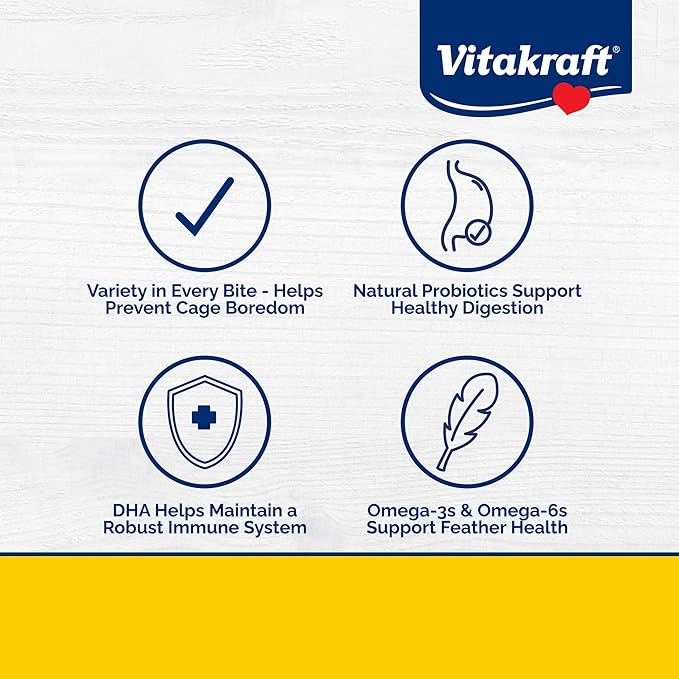 Vitakraft Menu Premium Canary and Finch Food - Vitamin-Fortified - Daily Food for Small Pet Birds Browns 2.5 Pound (Pack of 1)