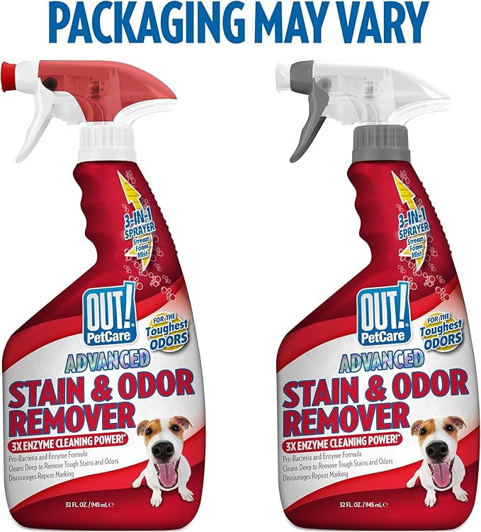 OUT! Advanced Stain and Odor Remover - Pet Stain and Odor Remover - 32 Ounces