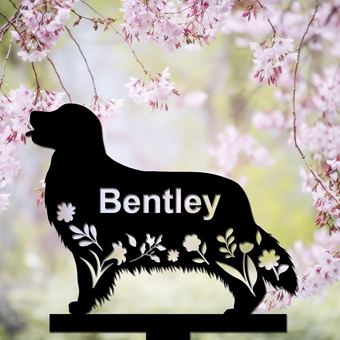 Personalized Dog Memorial Stake, Dog Grave Marker, in Memorial of Dog, Dog Loss Gift, Dog Name Sign Pet Sympathy Gift