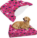 DUKE&LEFTY Furever Pet Dog Bed Slipcover-Stretch Soft Petbed Cover-Universal-Easy to Remove (Zipper Free)-Princess/Small
