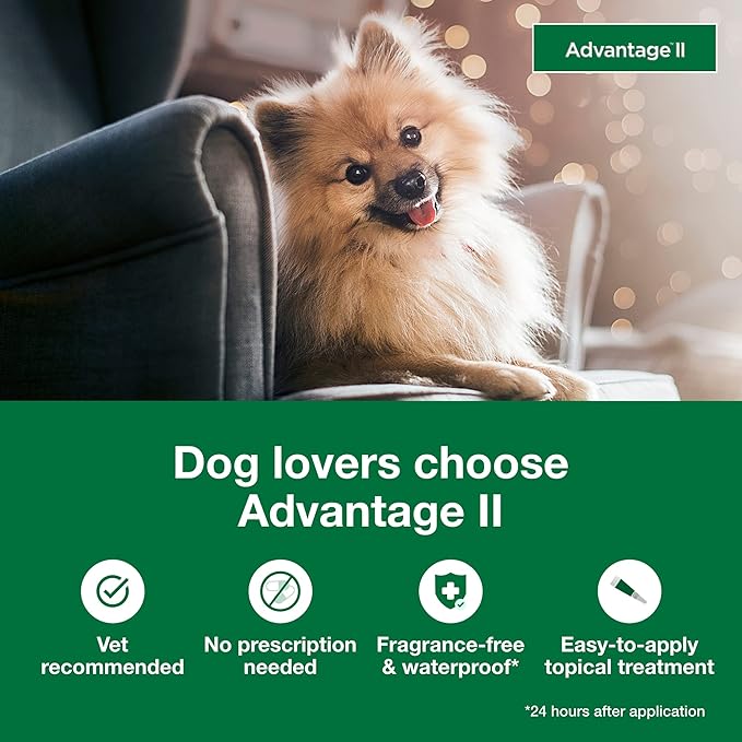 Advantage II Small Dog, 6 pack