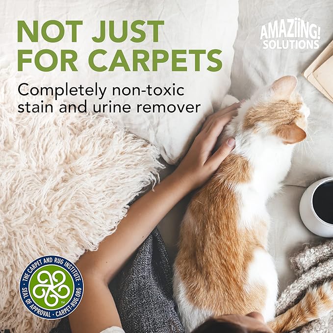 Pet Stain and Odor Remover - Enzyme Cleaner, Pet Urine Odor Eliminator Refill - Floor & Carpet Cleaner, Pet Deodorizers For Home, Fabric Freshener W/Fresh, Clean Scent, 1 Gallon