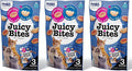 INABA Juicy Bites Grain-Free, Soft, Moist, Chewy Cat Treats with Vitamin E and Green Tea Extract, 0.4 Ounces per Pouch, 9 Pouches Total (3 per Bag), Tuna and Chicken Flavor