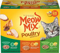 Meow Mix Poultry Selections Wet Cat Food, Variety Pack, 2.75 Ounce Cup (Pack of 24)