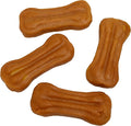 Ultra Chewy Turkey Tendon Pressed Bones for Dogs - Premium All-Natural, Hypoallergenic, Long-Lasting Dog Chew Treat, Easy to Digest, Ingredient Sourced from USA (4 Inches - 4 Pack)