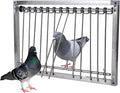 1PC Bird Cages Pigeon Trap Door Stainless Steel Wire Bars Frame Entrance U-Trap for Pigeon Birds House Door (39 * 26 cm)