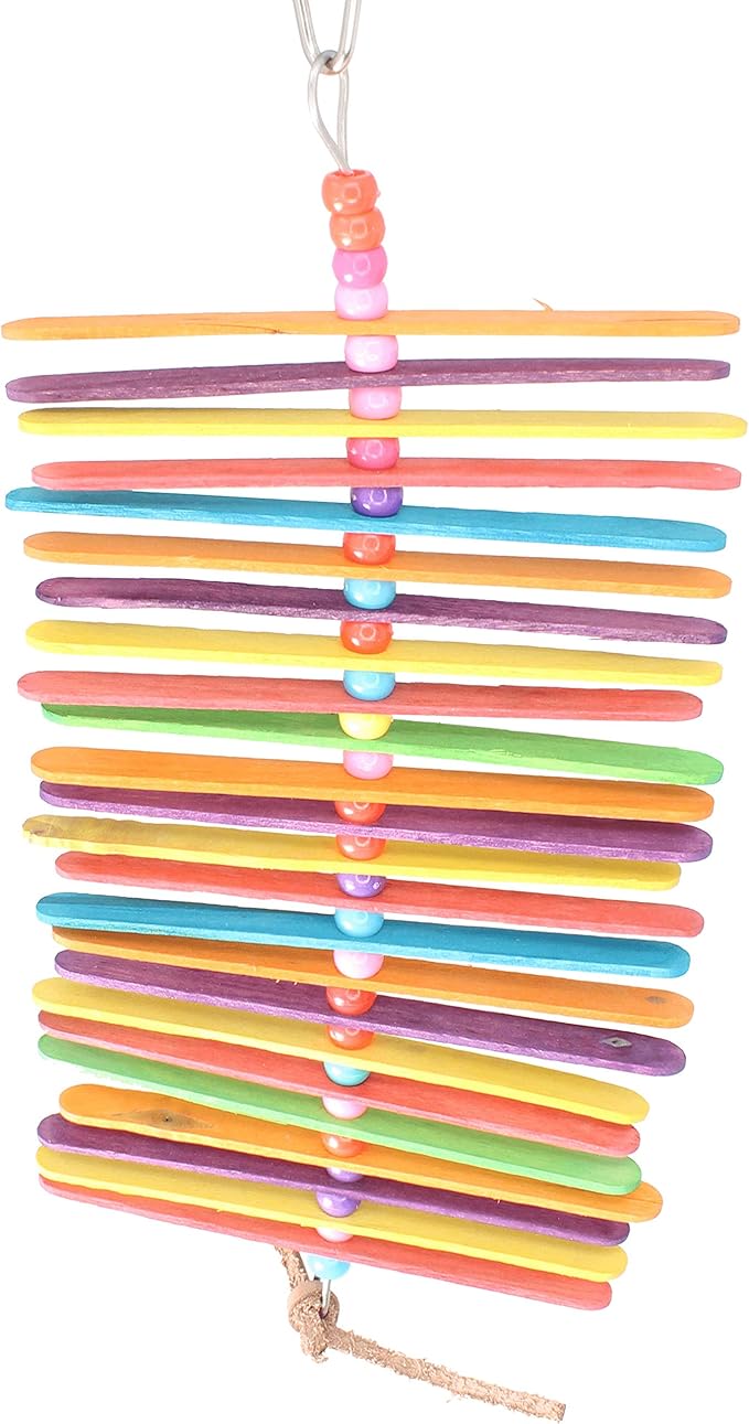 858 Bonka Bird Toys Made in USA Long Color Mini Stick Parrot Parrotlet Budgie Cockatiel Budgie Quaker