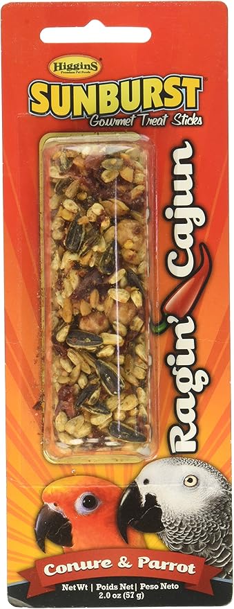 Higgins Group Higgins Ragin' Cajun Stix Parrot 1.8 Oz Treat, 1Count, One Size