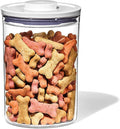 OXO Good Grips Pet POP Container – 3.3 Qt/3.1 L |Ideal for up to 3lbs of Dog Food or 2.5lbs of Cat Food | Airtight Dog and Cat Food Storage Container | BPA Free