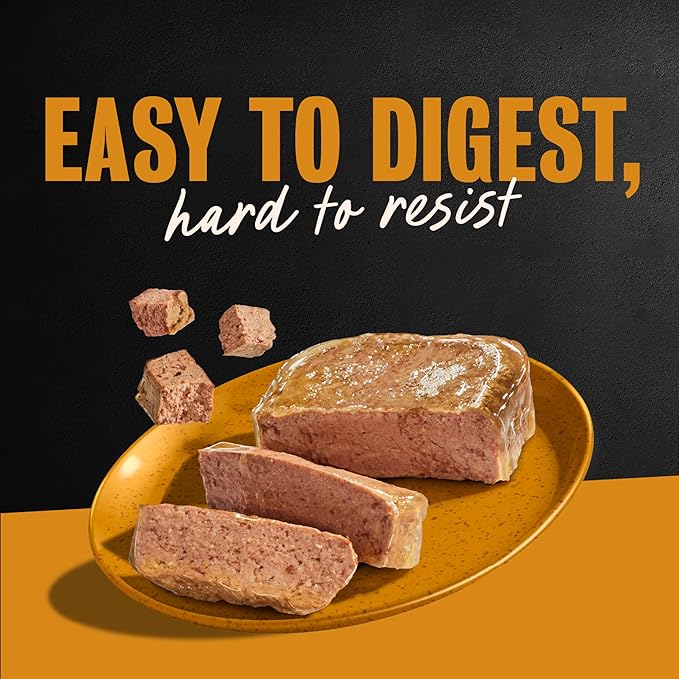 Cesar Classic Loaf in Sauce Adult Wet Dog Food Chicken and Veal Recipe, 3.5 oz. Easy Peel Trays, 24 Count (Pack of 1)