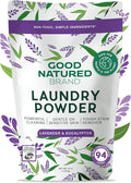 Good Natured Brand | Pet Stain & Odor Remover for Laundry | Pet Laundry Detergent for Dogs Beds, Cat Pee, Smell, Dog Drool | Hypoallergenic & Non-Toxic | Lavender | 47oz 94 Loads