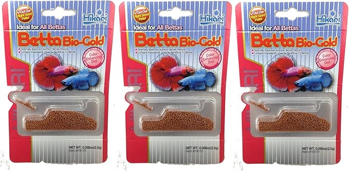 Hikari Betta Bio-Gold Baby Pellets Fish Food Bonus Pack 3 Pack