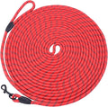 Long Dog Leash for Training 20Ft-Reflective Nylon Rope with Swivel Hook-Recall Agility Lead for Large Small Medium Dogs Outside Walking Hiking-Red