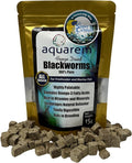 Super Cichlids Freeze Dried California Blackworms - All Natural - Perfect for Marine & Tropical Aquariums - High Protein, No Preservatives - Ideal Live Blackworms Alternative Fish Food (15 Grams)