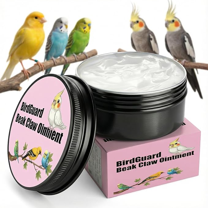 RONDURE Bird Beak Oil & Feet Repair Ointment – Soothing Care for Cracked Beaks, Rough Claws & Dry Skin, Ideal for Parrots, Budgies & Cockatiels