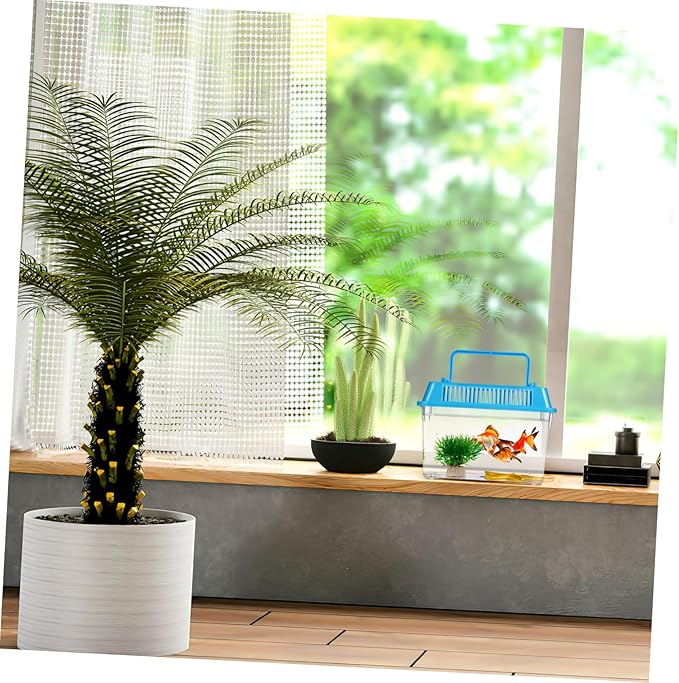 YARNOW 4pcs Portable Handheld Aquarium for Turtles Pet Tank Lightweight Reptile Carrier for Fish Hamsters and Pets Mixed