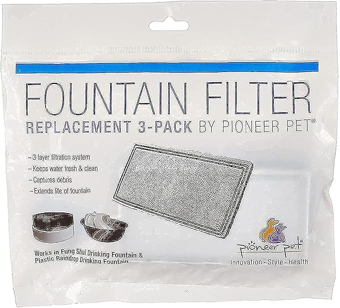 Pioneer Pet Replacement Filters for Plastic Fountains