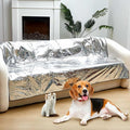 Kigley 1 Pcs Pet Deterrent Mat to Keep Dogs Off Couch, Non-Electric Cat & Dog Deterrent Mat Pain Free Couch Covers to Keep Pets Off Furniture Bed Indoor (66.1" × 59",Coffee)