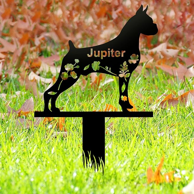 Personalized Dog Memorial Stake, Dog Grave Marker, in Memorial of Dog, Dog Loss Gift, Dog Name Sign Pet Sympathy Gift