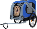 Large Dog Bike Trailer, All-Terrain Pet Carrier, Cargo Carrier, Durable Steel Frame for Travel, Cycling, Outdoor Adventures