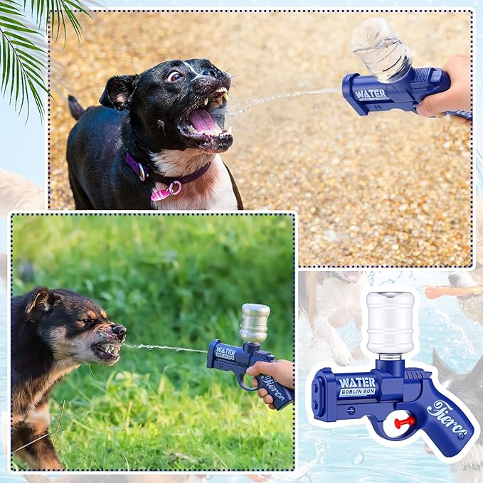 Geelin 2 Pack Squirt Spray for Cats Dogs Training Squirt for Cats Deterrent Water Spray Pistols for Dogs Pets Training(Classical Style,Blue)