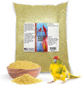Morning Bird Hulled Millet 9 lbs – Nutritious Hulled Millet Seed - Waste Free - No Mess - Easily Digestible with High Fiber, Rich in Vitamins & Minerals for Birds, Ideal Bird Feed for All Bird Types