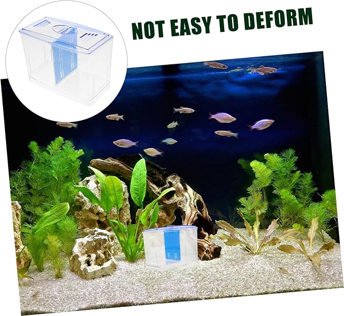SUPVOX Floating Fish Isolation Box Aquarium Breeder Box for Fish Tank Breeding Isolator Temperature Regulation and Oxygen