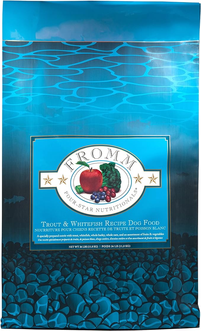 Fromm Four-Star Nutritionals Trout & Whitefish Dog Food - Premium Dry Dog Food - Trout Recipe - 26 lb