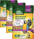 Wild Harvest Advanced Nutrition Parrot 8 Pounds, Seed, Grain and Vegetable Mix (Pack of 3)