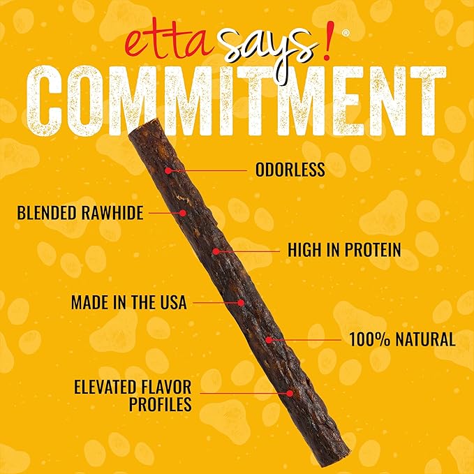 etta says! 7" Crunchy Duck Chews - 20 Ct