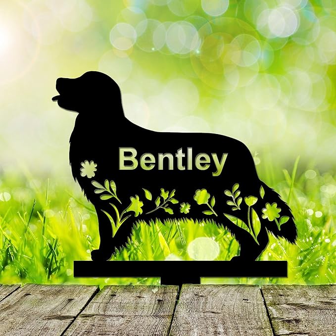 Personalized Dog Memorial Stake, Dog Grave Marker, in Memorial of Dog, Dog Loss Gift, Dog Name Sign Pet Sympathy Gift