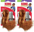 KONG Refillables Catnip Toys, Assorted 2-Pack – Plush Cat Toys with Refillable Catnip Pouch & Premium North American Catnip (Squirrel 2 Pack)
