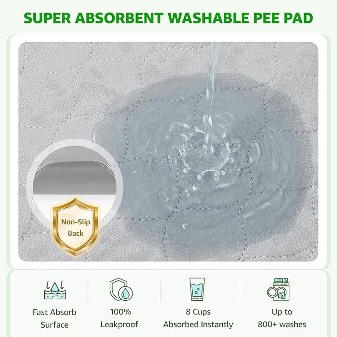 Portable Dog Grass Pad with Tray 35''x23'', Dog Litter Box with Artificial Grass Patch & Washable Reusable Pee Pad for Puppy PottyTraining, Pet Loo Indoor Outdoor Use for Balcony Patio Apartment