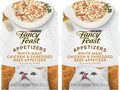 Fancy Feast Purina Appetizers Lickable Grain Free Cat Food Topper White Meat Chicken and Shredded Beef Appetizer - 1.1 oz. Trays,(Pack of 20)