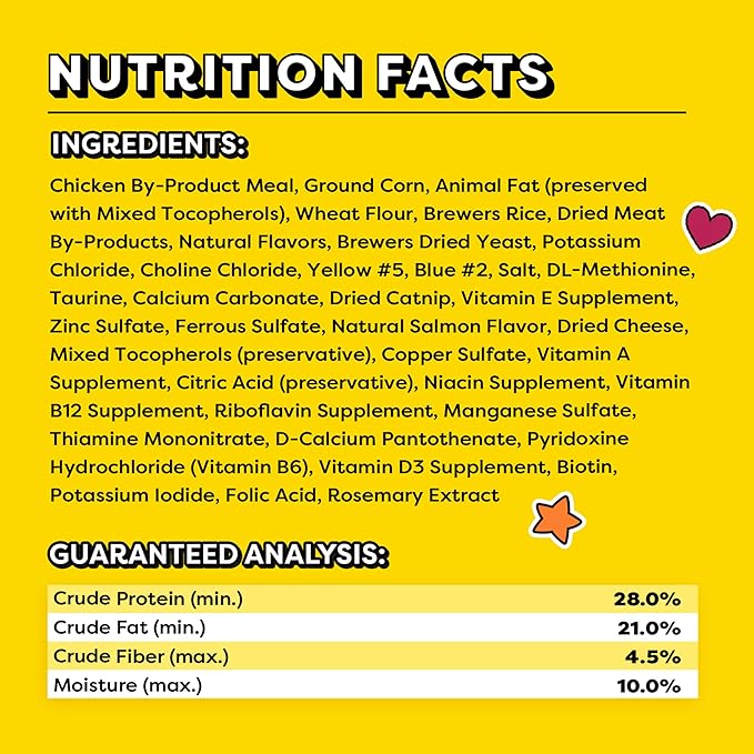 Temptations Cat Treats, Classic Crunchy and Soft Cat Treats, Blissful Catnip Flavor, Catnip Treats, 6.3 oz. Pouch (Pack of 10)