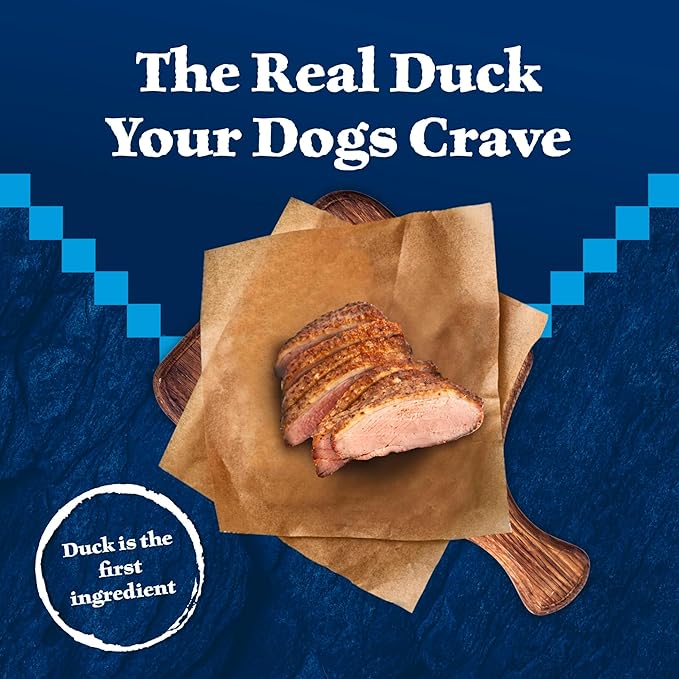 Blue Buffalo Wilderness Trail Treats High Protein Grain Free Dog Biscuits Crunchy Dog Treats, Duck Recipe, 10-oz Bag
