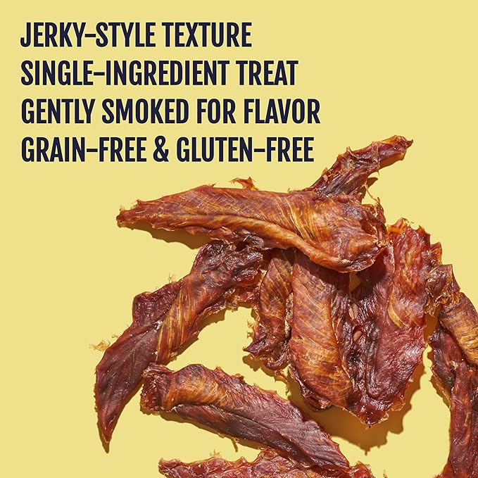 Snif-Snax Smoked Chicken Breast Dog Treats (4oz, 3-Pack) – All Natural Human Grade Jerky – Grain Free Training Treats for Dogs – Single Ingredient, Chicken Strips for Small, Medium & Large Dogs