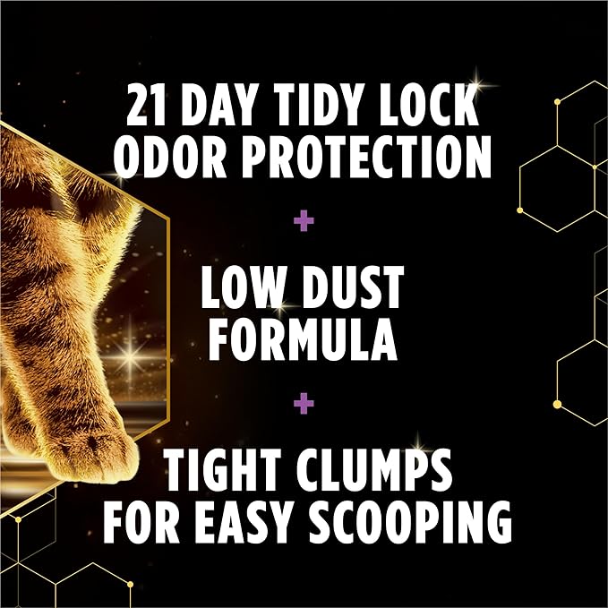 Purina Tidy Cats Performance Plus Tidy Feet Low Tracking Scented Clumping Multi Cat Litter with Clean Linen Scent - 22 lb. Box