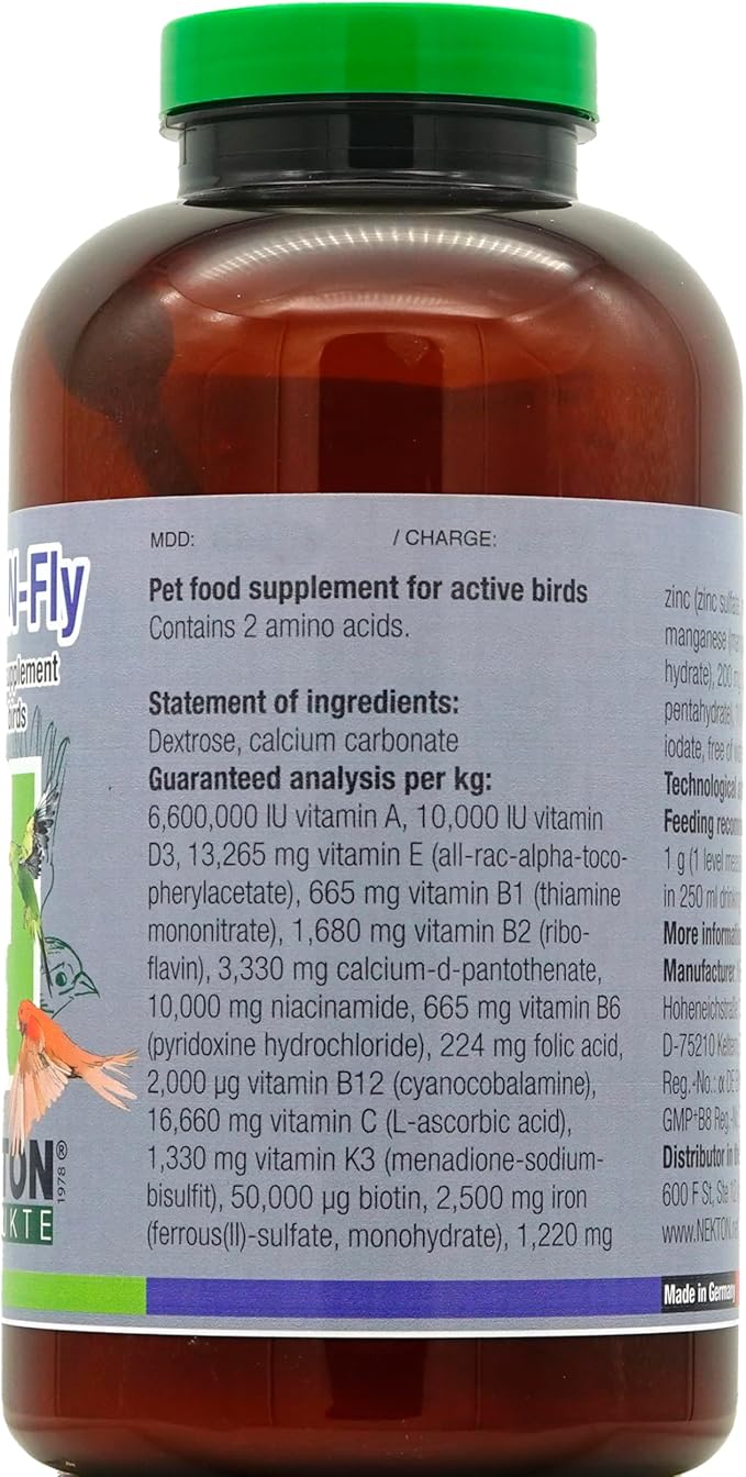 Nekton-Fly Supplement for Active Birds 600g, (21.16oz)