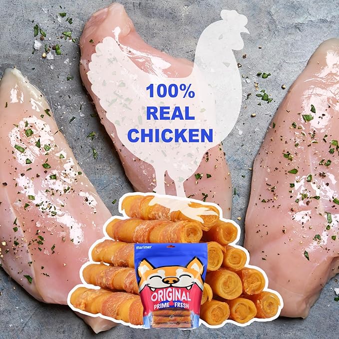 Pork Hide Chicken Twists for Dogs, 32 oz (2 lb) – Smoked Pork Hide Chew Sticks Wrapped with Real Chicken Breast, High-Protein Low-Fat, Rawhide-Free, Long-Lasting 5-Inch Natural Dog Chews