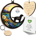 Personalized Dog Memorial Gift Suncatcher, Engraved Pet Memorial Ornament, Pet Sympathy Keychain, Loss of Animal Card, Rainbow Bridge Dog Loss Gift, Bereavement Suncatcher Window Hanging