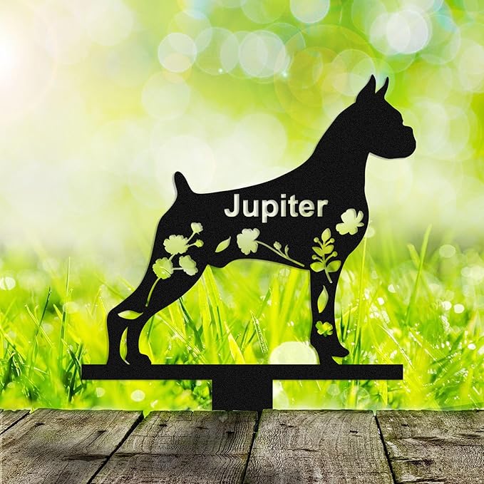 Personalized Dog Memorial Stake, Dog Grave Marker, in Memorial of Dog, Dog Loss Gift, Dog Name Sign Pet Sympathy Gift