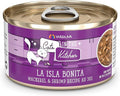 Weruva Cats in The Kitchen, La Isla Bonita with Mackerel & Shrimp Au Jus Cat Food, 3.2oz Can (Pack of 24)