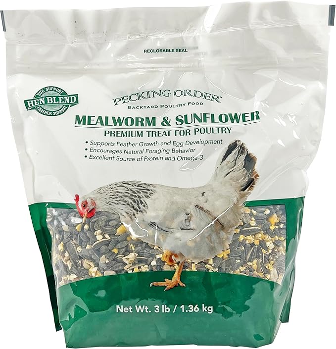 Pecking Order 9328 Mealworm & Sunflower Treat, 3 lb.