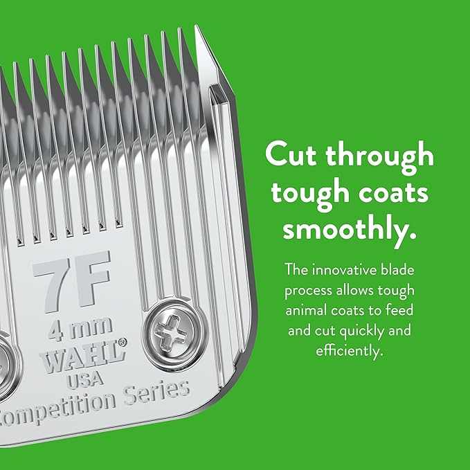 Wahl Professional Animal 7F Full Medium Competition Series Detachable Blade with 4/25-Inch Cut Length (2368-100)