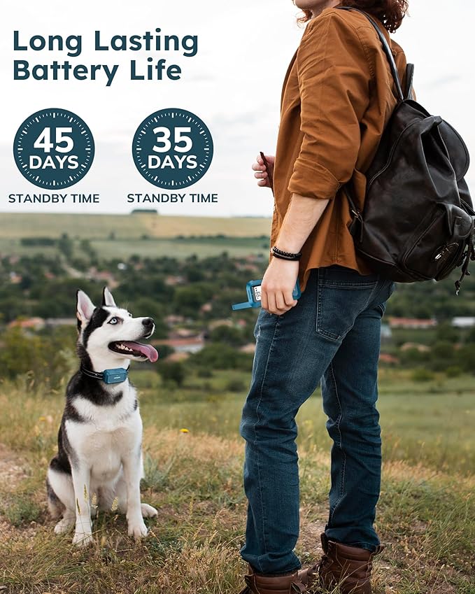 Jugbow Dog Shock Collar - 4200FT Dog Training Collar with Remote, IPX7 Waterproof Electric Collar with 4 Training Modes, Security Lock, Rechargeable e-Collar for Dogs 10-120lbs