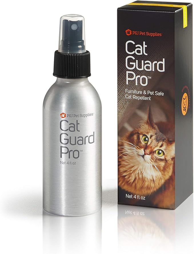 Cat Guard Pro Pet Safe Furniture Cat Repellent - 4oz Spray Bottle - Lemon Scent