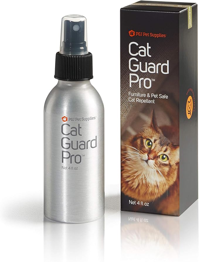 Cat Guard Pro Pet Safe Furniture Cat Repellent - 4oz Spray Bottle - Eucalyptus Scent