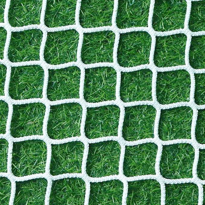 Safety Rope Net Kids Pet Stair Balcony Protection Net Baseball Softball Backstop Nets Outdoor Knotless Sports Netting(Size:3M×7M(9.8FT×22.9FT),Color:White)